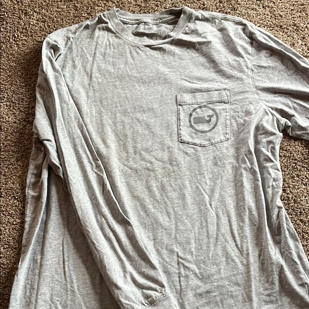 Vineyard Vines Gray Long Sleeve Tee